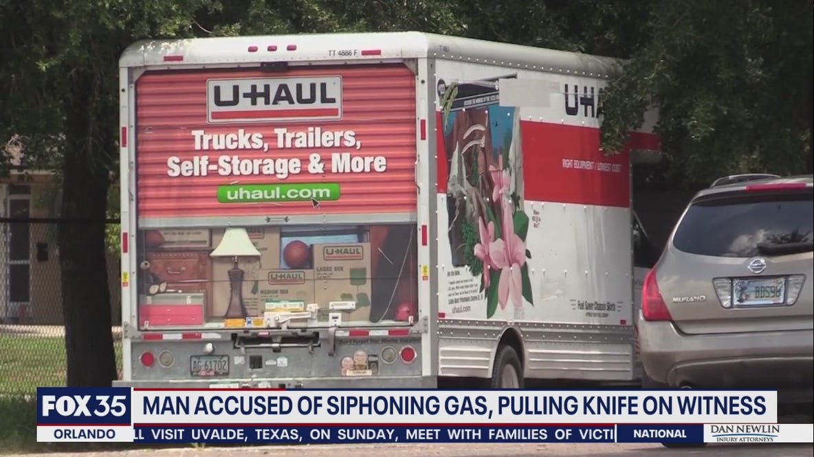 Knife-wielding Florida man tries to steal gas out of U-Haul, deputies say
